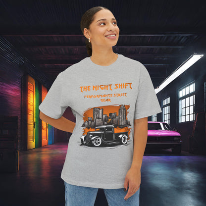 1930's Hot Rod Pick Up Urban Streets-Premium, Ultra Soft Unisex Oversized Boxy Tee