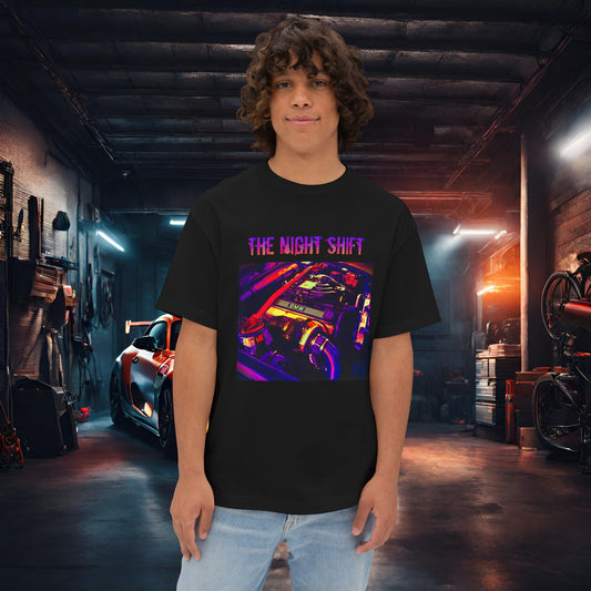 M20B30 Synthwave-Premium, Ultra Soft Unisex Oversized Boxy Tee