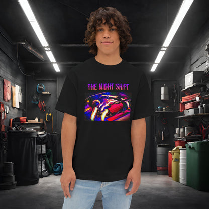 EJ257 Synthwave-Premium, Ultra Soft Unisex Oversized Boxy Tee