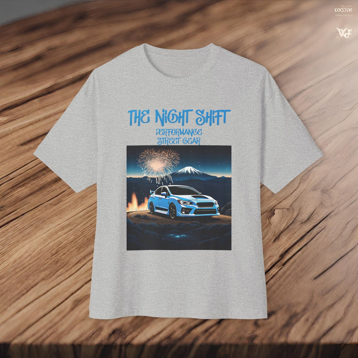 Subaru WRX/STI Fireworks In The Mountains - Premium, Ultra Soft Unisex Oversized Boxy Tee