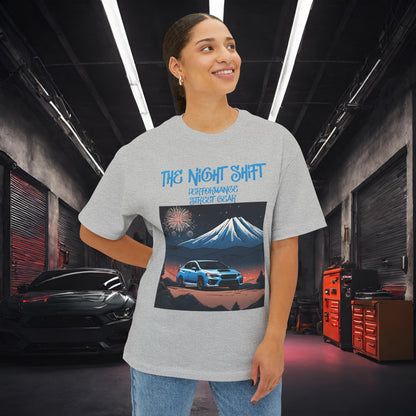 Subaru WRX/STI Fireworks In The Mountains-Premium, Ultra Soft Unisex Oversized Boxy Tee