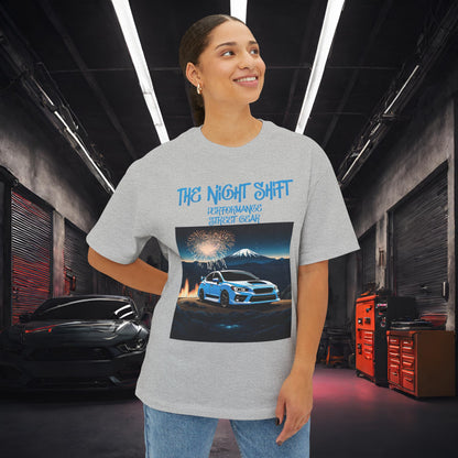 Subaru WRX/STI Fireworks In The Mountains - Premium, Ultra Soft Unisex Oversized Boxy Tee