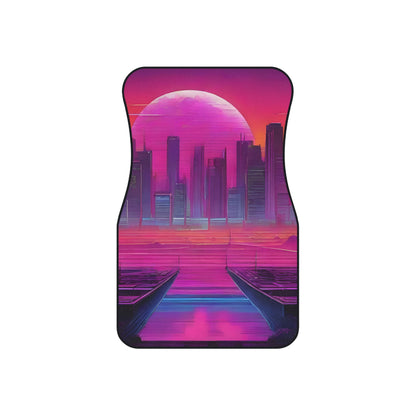 Sunset Synthwave-Premium, High Quality Car Floor Mats (Set of 4)