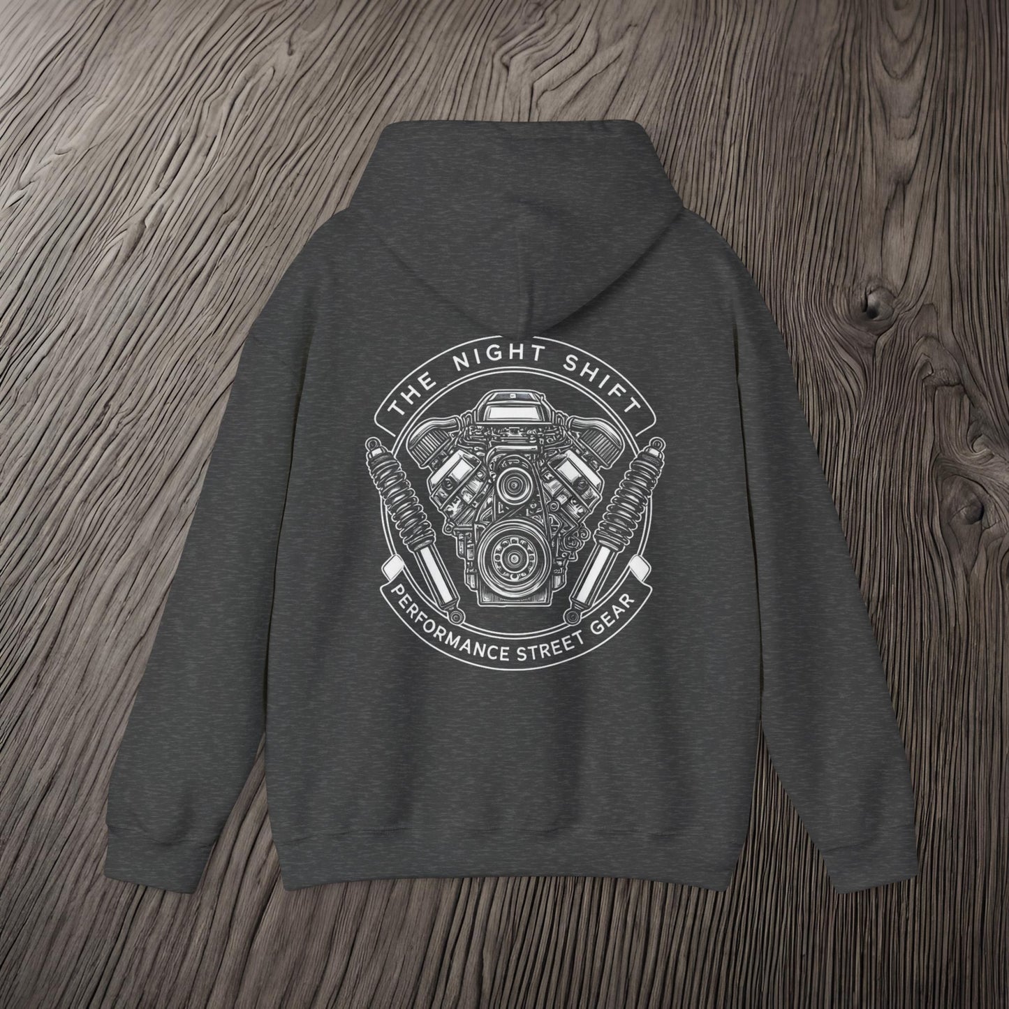 The Night Shift Performance Engine-Ultra Soft, Premium Hoodie