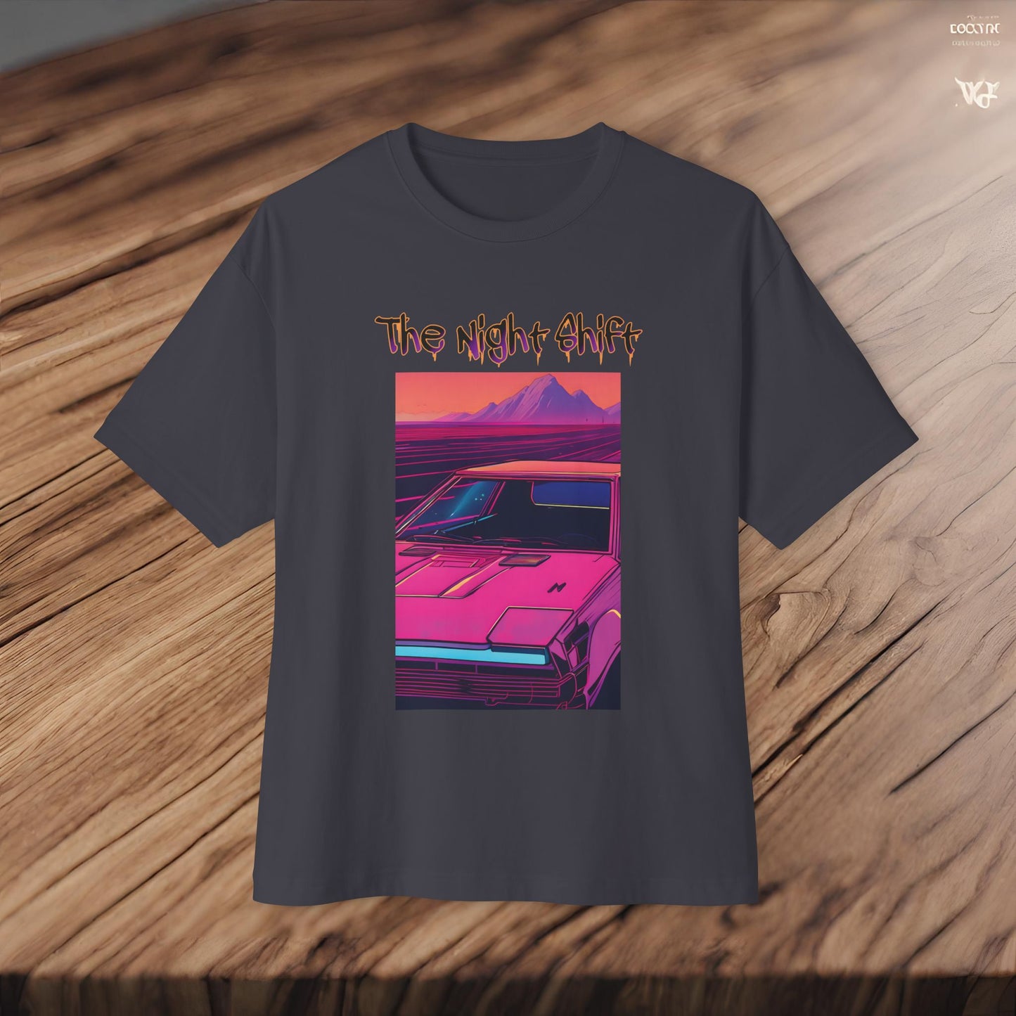 Nostalgic Synthwave-Premium, Ultra Soft Unisex Oversized Boxy Tee