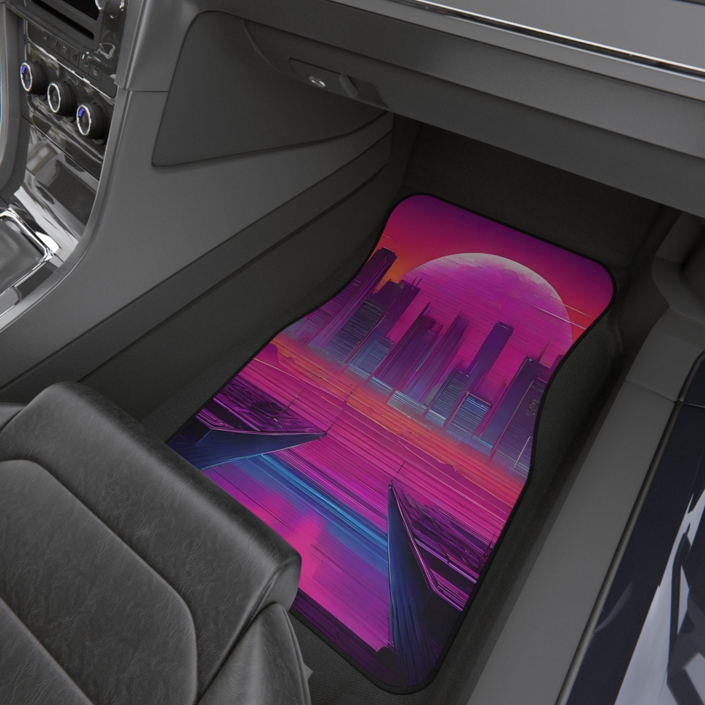 Sunset Synthwave-Premium, High Quality Car Floor Mats (Set of 4)