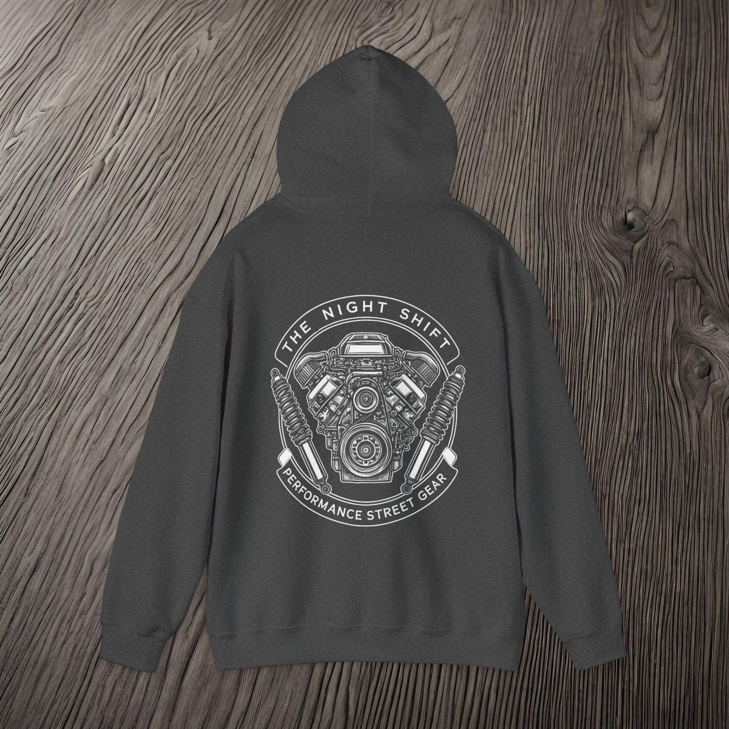 The Night Shift Performance Engine-Ultra Soft, Premium Hoodie