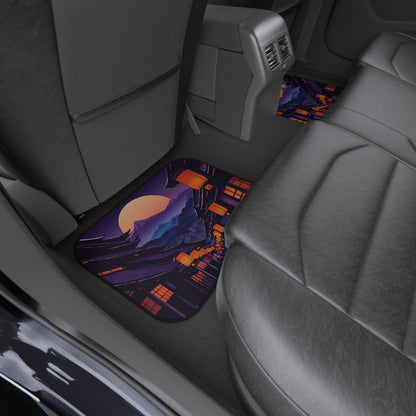 Lamplight Japanese Traditional Village-Premium, High Quality Car Floor Mats (Set of 4)