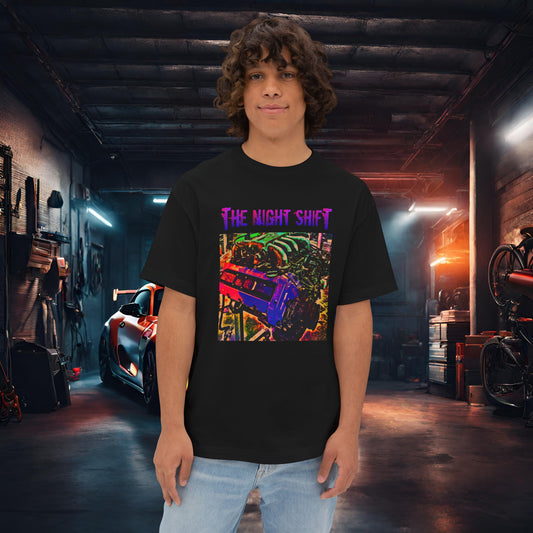 VH45DE Synthwave-Premium, Ultra Soft Unisex Oversized Boxy Tee