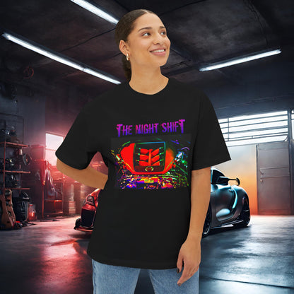 VR38DETT Synthwave-Premium, Ultra SoftUnisex Oversized Boxy Tee