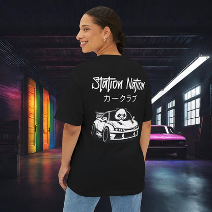 Station Nation-Premium, Ultra Soft Unisex Oversized Boxy Tee