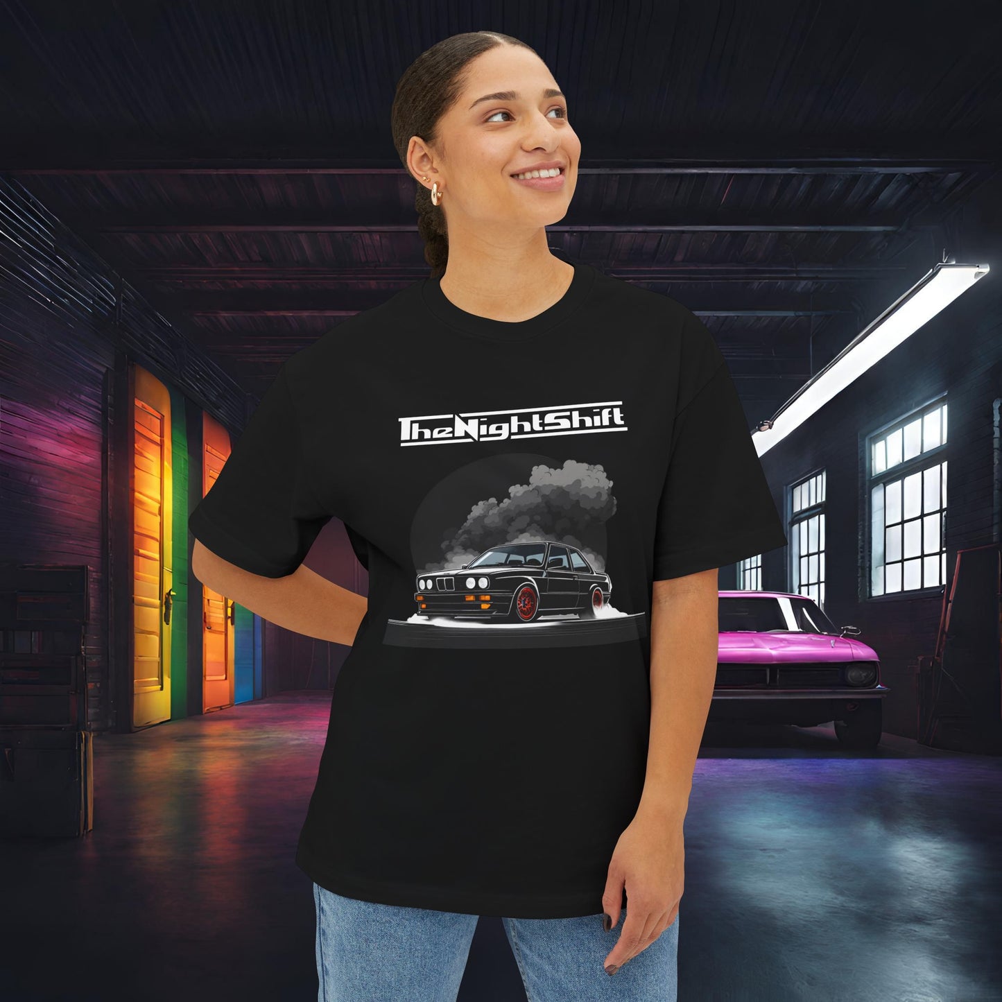 BMW E36-Premium, Ultra Soft, Unisex Oversized Boxy Tee