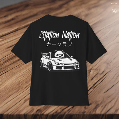 Station Nation-Premium, Ultra Soft Unisex Oversized Boxy Tee