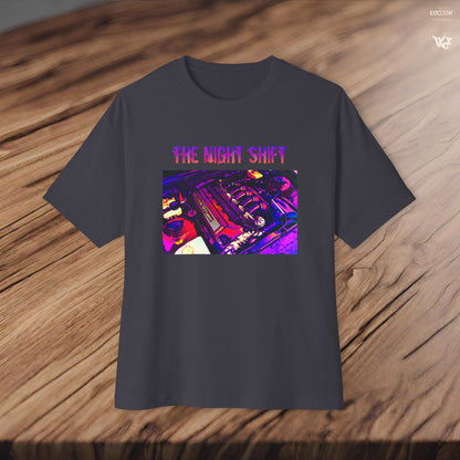 S50B32 Synthwave-Premium, Ultra Soft Unisex Oversized Boxy Tee