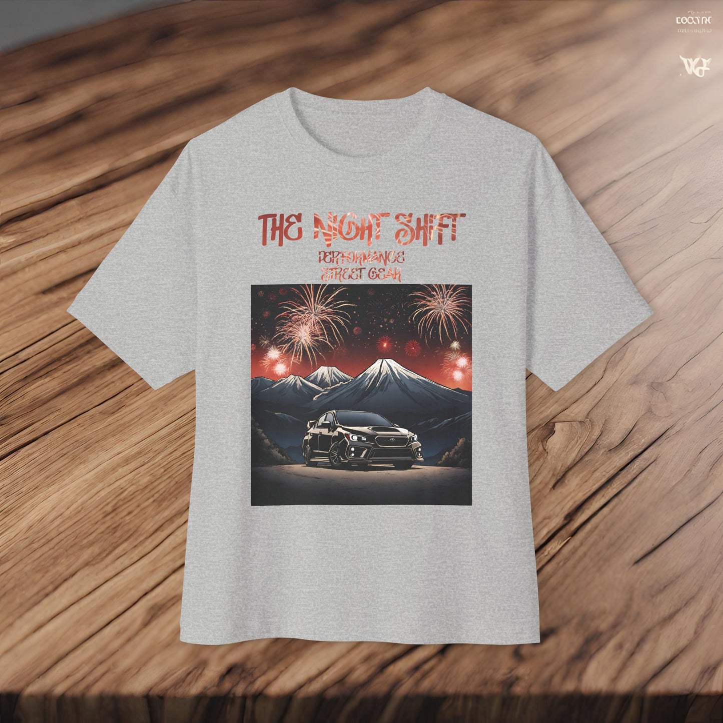 Subaru WRX/STI Fireworks In The Mountains-Premium, Ultra Soft Unisex Oversized Boxy Tee