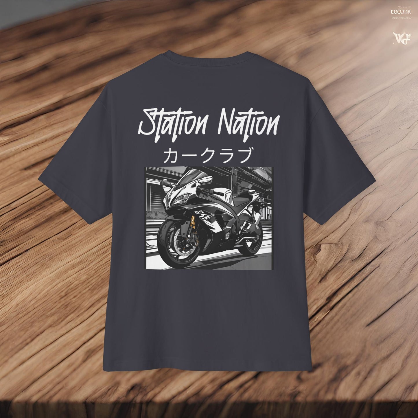 Station Nation-Premium, Ultra Soft Unisex Oversized Boxy Tee