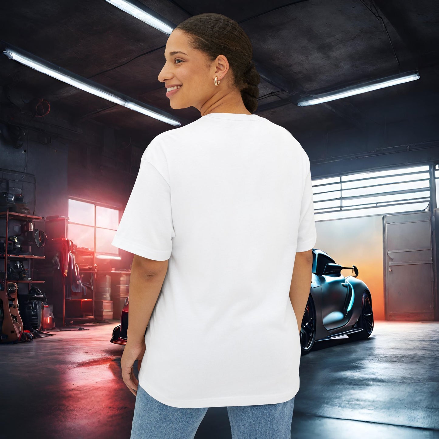 Mazda RX7 Cruising-Premium, Ultra Soft Unisex Oversized Boxy Tee