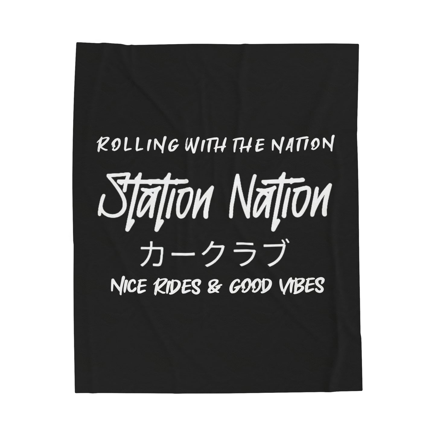 Station Nation-Velveteen Plush Blanket