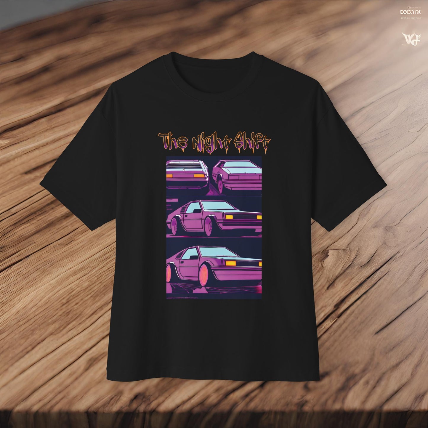 Time Warp-Premium, Ultra Soft Synthwave Unisex Oversized Boxy Tee