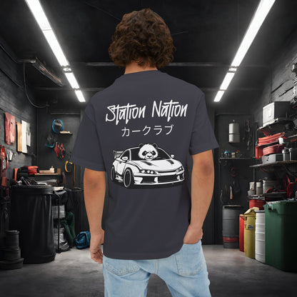 Station Nation-Premium, Ultra Soft Unisex Oversized Boxy Tee