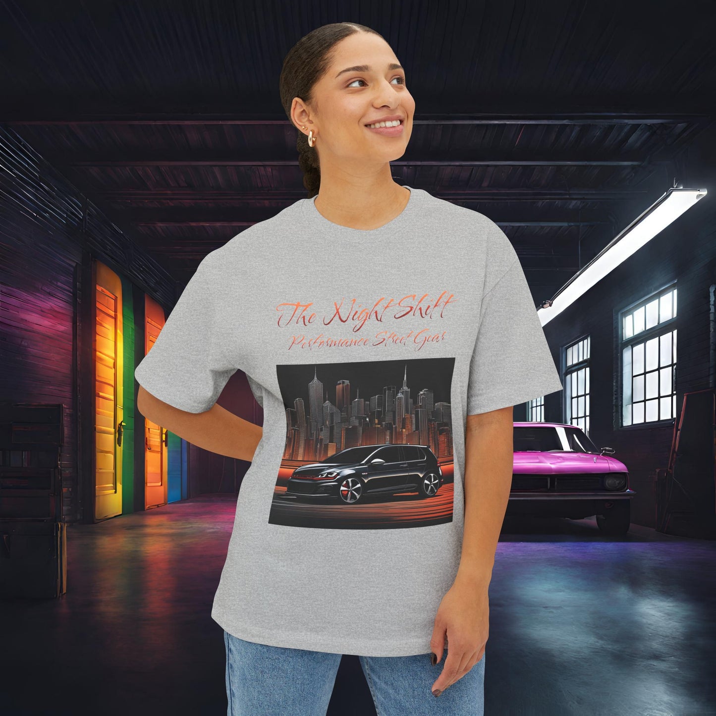 Volkswagen Golf GTI  Urban Streets-Premium, Ultra Soft Unisex Oversized Boxy Tee