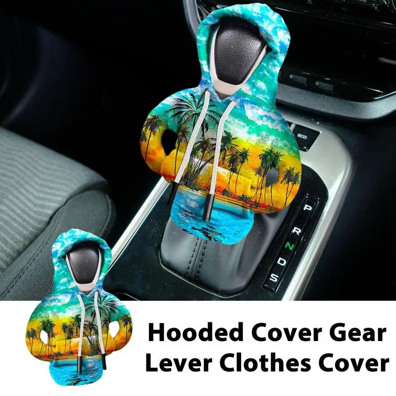 Gear Shift Hoodie Cover Shift Cover Car Gear Handle Decoration Fits Manual Automatic Universal Car Shift Lever Interior Decor