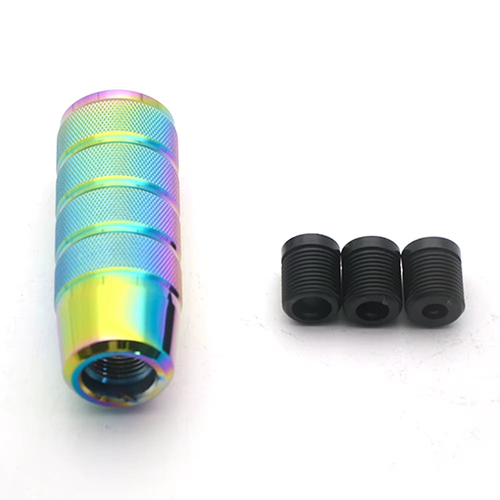 Universal 95MM Non-Slip Gear Shift Knob Manual Transmission Aluminum Knurled Shifter Lever Knob