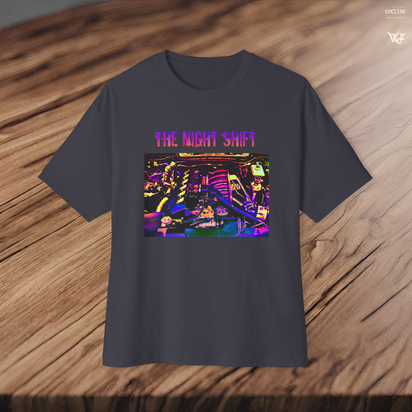 S50B32 Synthwave-Premium, Ultra Soft Unisex Oversized Boxy Tee