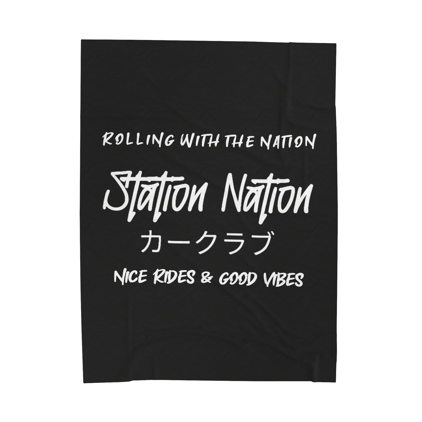 Station Nation-Velveteen Plush Blanket