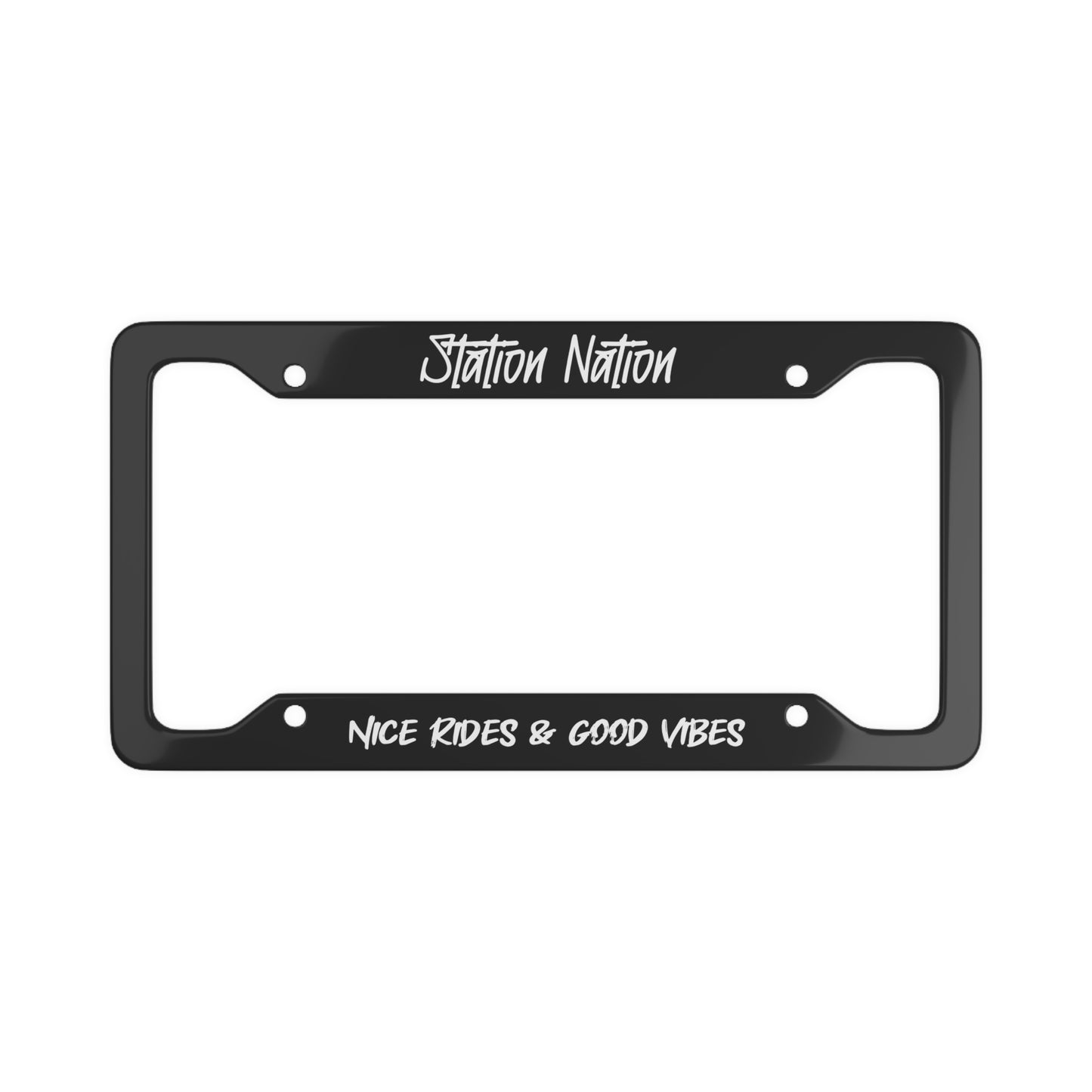 Station Nation License Plate Frame