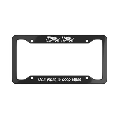 Station Nation License Plate Frame