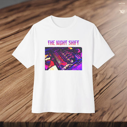 S50B32 Synthwave-Premium, Ultra Soft Unisex Oversized Boxy Tee