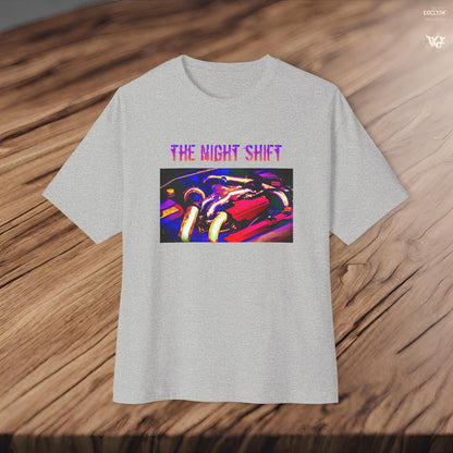 EJ257 Synthwave-Premium, Ultra Soft Unisex Oversized Boxy Tee