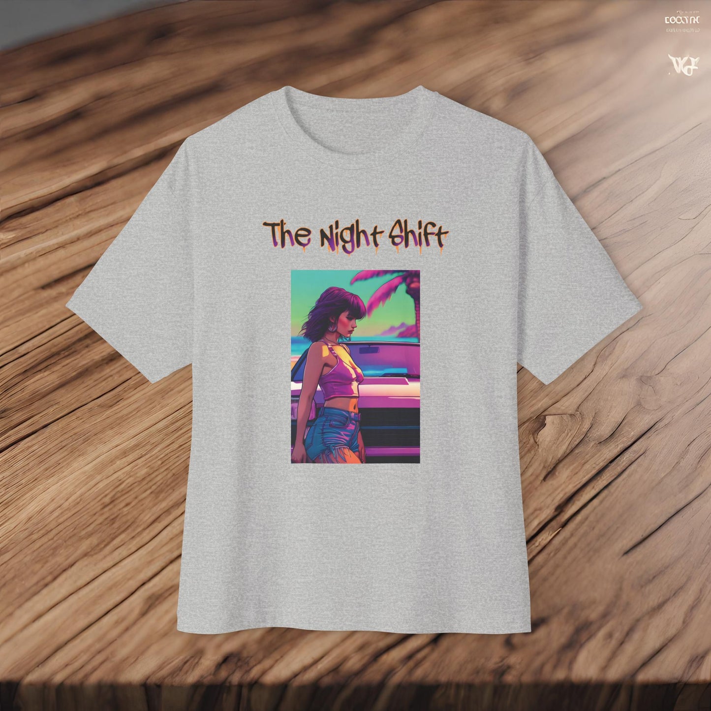 Summer Days Synthwave-Premium, Ultra Soft Unisex Oversized Boxy Tee