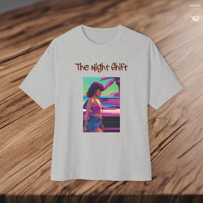 Summer Days Synthwave-Premium, Ultra Soft Unisex Oversized Boxy Tee