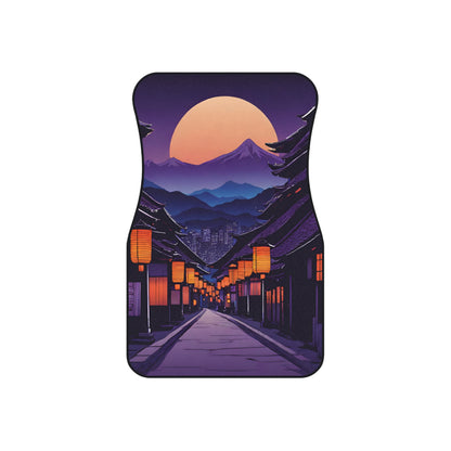 Lamplight Japanese Traditional Village-Premium, High Quality Car Floor Mats (Set of 4)