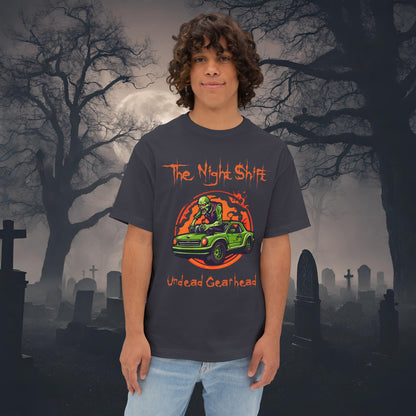 Undead Gearhead Zombie-Premium, Ultra Soft Unisex Oversized Boxy Tee