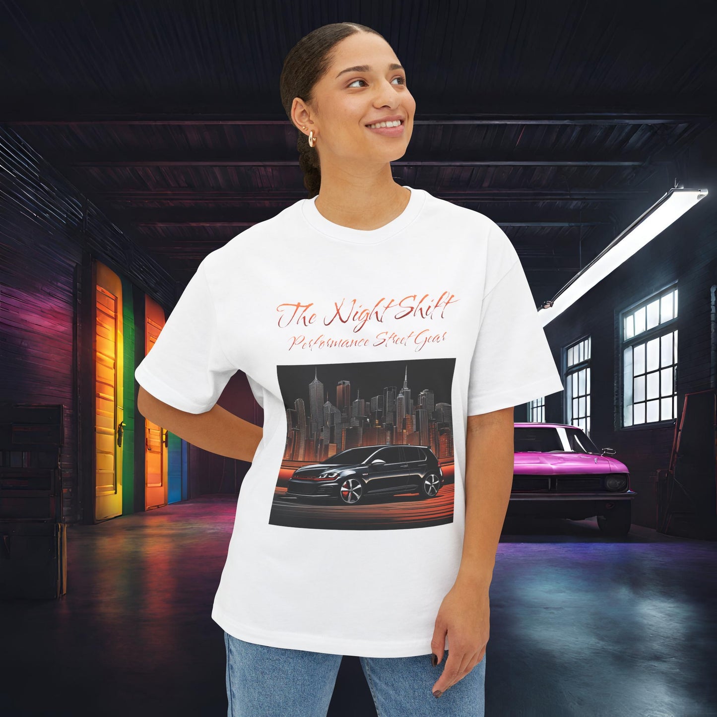 Volkswagen Golf GTI  Urban Streets-Premium, Ultra Soft Unisex Oversized Boxy Tee