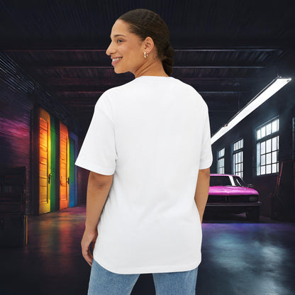 1930's Hot Rod Pick Up Urban Streets-Premium, Ultra Soft Unisex Oversized Boxy Tee