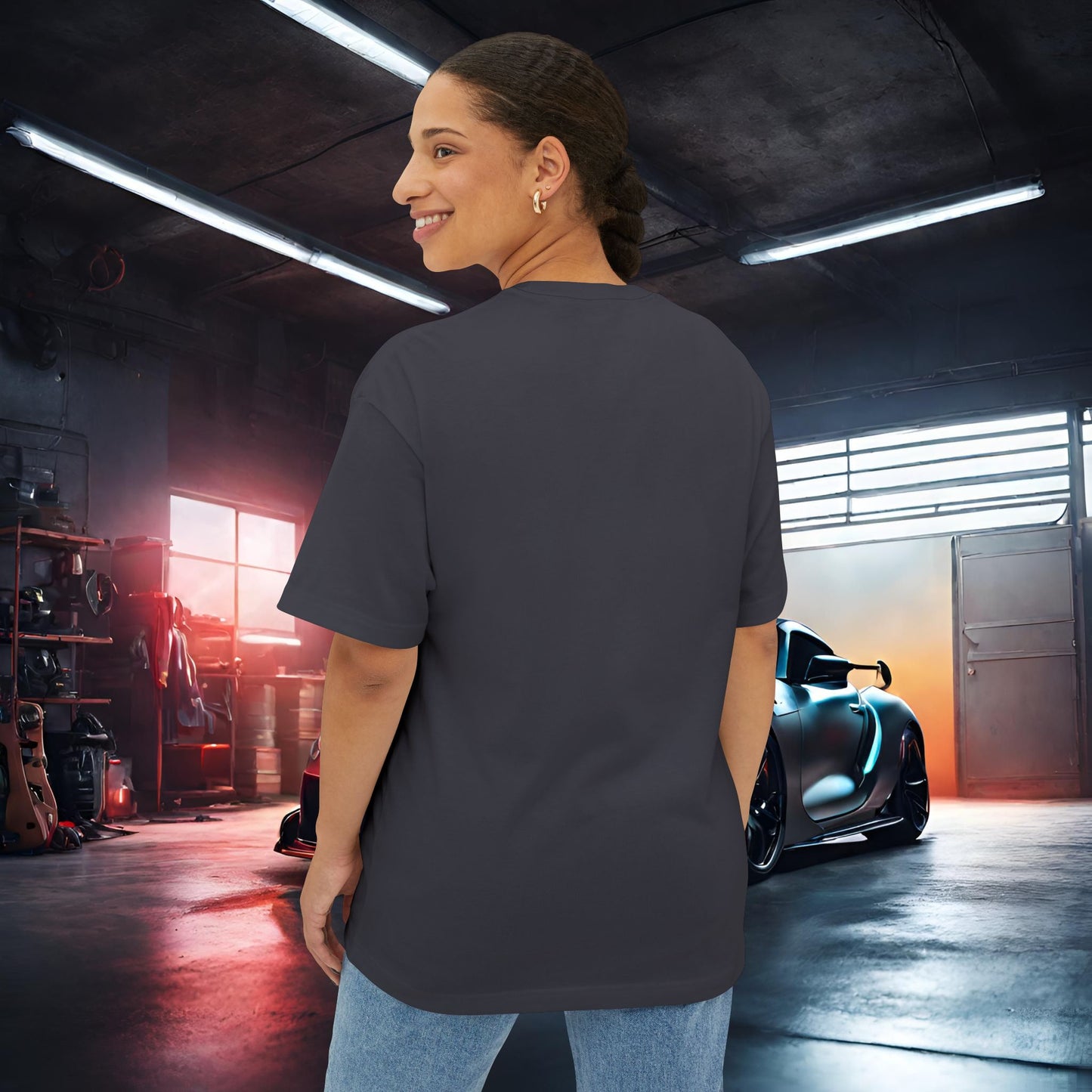 Mazda RX7 Cruising-Premium, Ultra Soft Unisex Oversized Boxy Tee