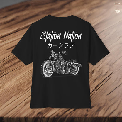 Station Nation-Premium, Ultra Soft Unisex Oversized Boxy Tee