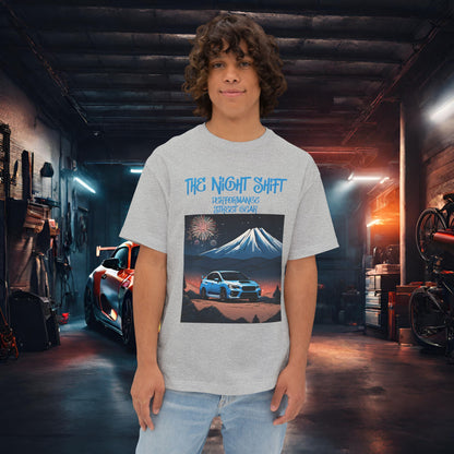 Subaru WRX/STI Fireworks In The Mountains-Premium, Ultra Soft Unisex Oversized Boxy Tee