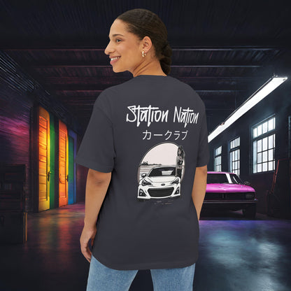 Station Nation-Premium, Ultra Soft Unisex Oversized Boxy Tee