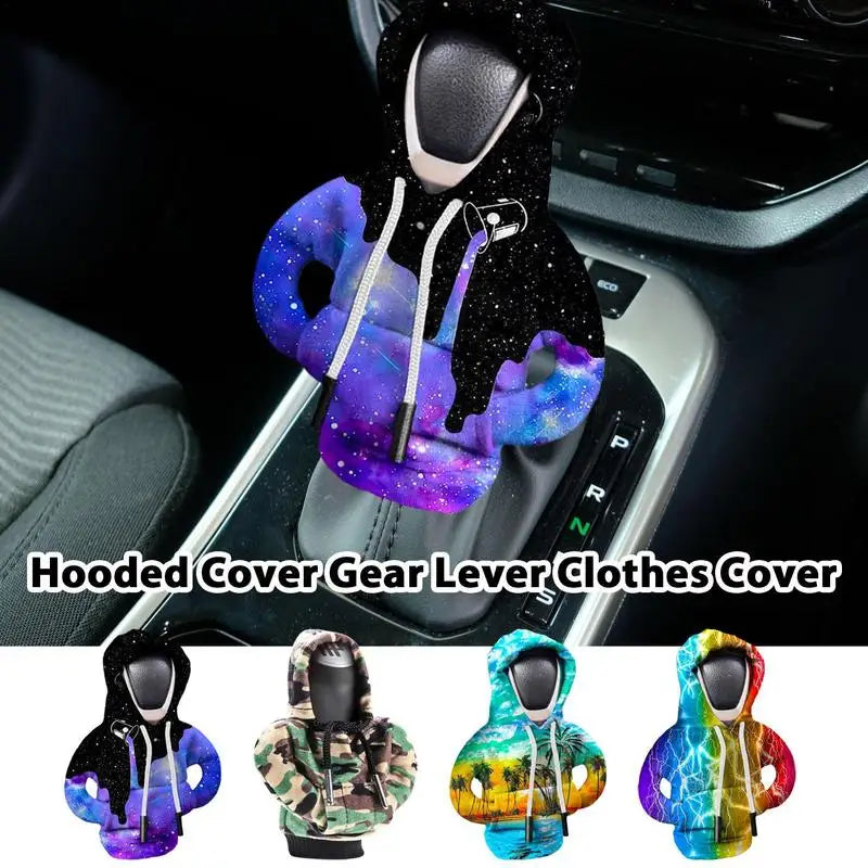 Gear Shift Hoodie Cover Shift Cover Car Gear Handle Decoration Fits Manual Automatic Universal Car Shift Lever Interior Decor