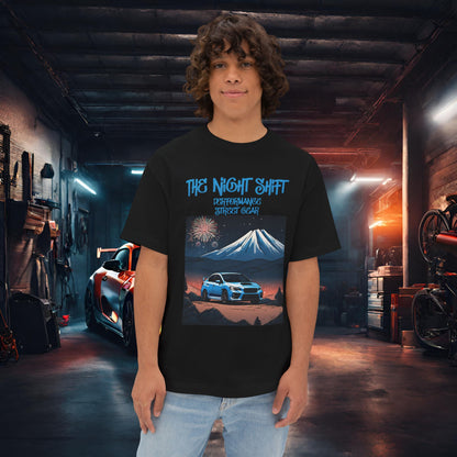 Subaru WRX/STI Fireworks In The Mountains-Premium, Ultra Soft Unisex Oversized Boxy Tee