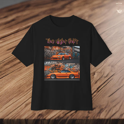 Nissan 240sx Double Stack Graffiti-Premium, Ultra Soft Unisex Oversized Boxy Tee