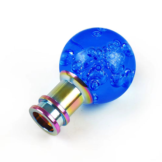 Car Acrylic Shift Knob Manual Gear Shifter Head Shift Knob Stick Crystal Transparent Bubble Pink Blue Clear Gear Shift Knob