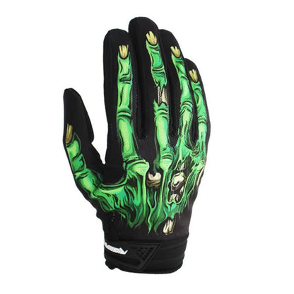 Men Women Motorcycle Cycling Gloves Racing Full Finger Gloves Skull Skeleton Goth Unisex